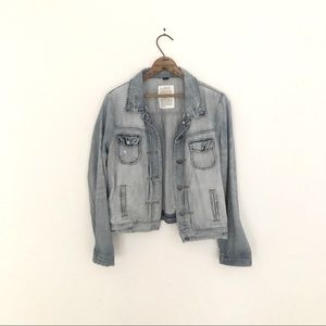 Distressed Denim Jacket